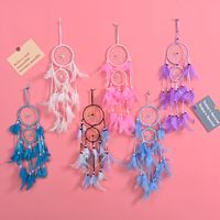 Moon Star Dream Catcher Boho Dreamcatcher Tenture murale Décoration intérieure pour enfants Bébé Chambre Décoration