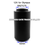 Adaptateur de montage de Microscope M42, oculaire, 1,5 x, pour Microscope Olympus, Nikon, Leica