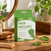 Patch anti-chute de cheveux avec logo personnalisé, solution pour une santé capillaire et un cuir chevelu plus robustes