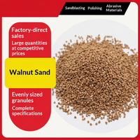Sable de noix granulaire à gros grains de Dongguan, vente en gros du fabricant ; Utilisation pour le traitement des eaux usées urbaines et le polissage (non adsorbant)