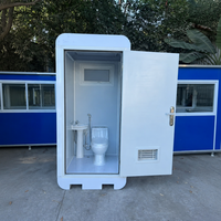 Unité de toilettes modulaire conteneurisée, station de salle de bain portable moderne, cabine de toilettes mobile de qualité supérieure pour mini-maisons