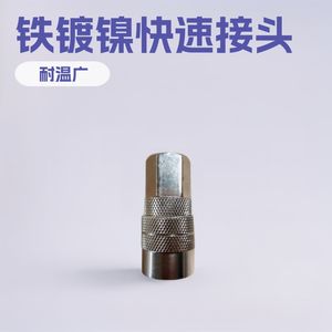 Acoplamientos Rápidos de Hierro Niquelado de Estilo Americano Suministrados por el Fabricante, Acoplamientos de Eje con Rosca Interna - Product Image 3