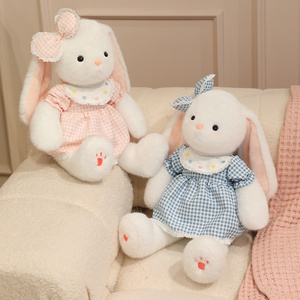 Lindo Conejito de Peluche, Muñeco de Conejo con Orejas Caídas, Juguete de Peluche, Conejo de Orejas Largas, Muñeco Relajante, Almohada para Dormir - Product Image 6