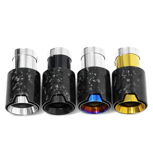 Tubi di scarico per auto SYPES per <span class=keywords><strong>bmw</strong></span> <span class=keywords><strong>E36</strong></span> E46 E92 316i 318i <span class=keywords><strong>320i</strong></span> 325i 330i in fibra di carbonio M sistema di prestazioni punte di scarico silenziatore - Product Image 3