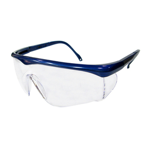 Lunettes de sécurité CE EN166 avec coussinet nasal PVC souple, barre de sourcils TPR et lentilles PC résistantes aux impacts - Product Image 2