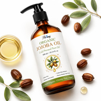 Minyak Jojoba Organik Cold Pressed 100% Murni Ekstrak Tumbuhan Formula Vitamin E Serbaguna Perawatan Kulit & Rambut Seluruh Tubuh Kustom
