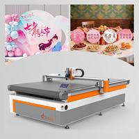 Máquina de Corte CNC con Cuchilla Oscilante y Router CCD para Papel Adhesivo, Cartón Corrugado y Cartelería Publicitaria