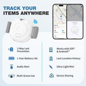 Localizador Inteligente Mini Air Tag Certificado por MFI, Alarma Antipérdida para Mascotas, Buscador de Llaves, Localizador de Objetos para IOS, Android y <span class=keywords><strong>Google</strong></span> - Product Image 2
