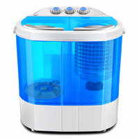 Machine à Laver Mini Portable JEWIN 3 kg, Double Cuve Compacte et Visible
