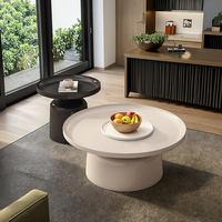 Ensemble de table basse de style crème minimaliste moderne à vendre à chaud Table d'appoint en bois de conception simple créative pour un usage domestique pour les petits