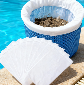 Premium Pool Skimmer Sock Filter Malla fina para escombros eficientes Captura de polen y cabello Ajuste universal - Product Image 3