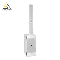 Sistema de Altavoces de Columna Activos Portátiles Serie HUGE, Fácil de Instalar, para Actuaciones en la Calle, Espectáculos Itinerantes, Refuerzo de Sonido para Bodas