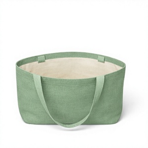 <b>Canvas</b> Tote Bags With Custom Printed Logo Plain <b>Round</b> botton Blanks Green Cotton Bag <b>Canvas</b> Shopping bag Reusable - Product Image 4