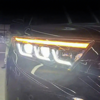 Ensemble de phares LED modifiés pour Toyota Highlander 2012-2014, projecteur DRL, clignotant séquentiel, animation bleue, plug-and-play