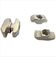 Série standard européenne 20 30 40 45 Écrou en T en acier au carbone galvanisé M8 pour profilés aluminium, applications santé et traitement de l'eau, personnalisable
