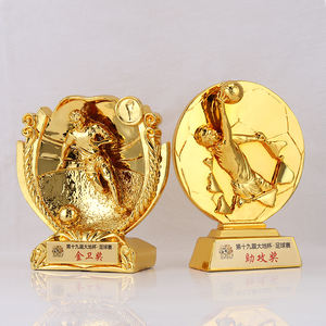 Trofeo de Resina Personalizado de la Copa Mundial de Fútbol, Recuerdo Deportivo Mundial, Trofeo Dorado, Trofeo de la Liga de Campeones - Product Image 2