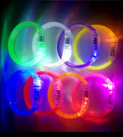Bracelet Lumineux LED à Logo Personnalisé | 3 Modes d'Éclairage & 7 Couleurs | Remises sur Commande en Gros pour Fournisseur d'Articles de Fête pour Enfants