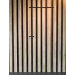 Modern Invisible Wall PVC MDF Flush Solid Wooden Internal Doors with Hidden