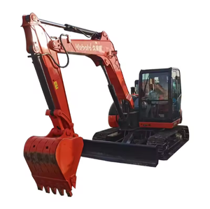 Excavatrices d'occasion de marque japonaise originale de premier plan KX183, excavatrices hydrauliques sur chenilles de 8 tonnes, mini-excavatrices d'occasion - Product Image 1