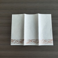 Serviettes en papier estampage à chaud, ultralégères, serviettes de table en papier pour Restaurant, pièces