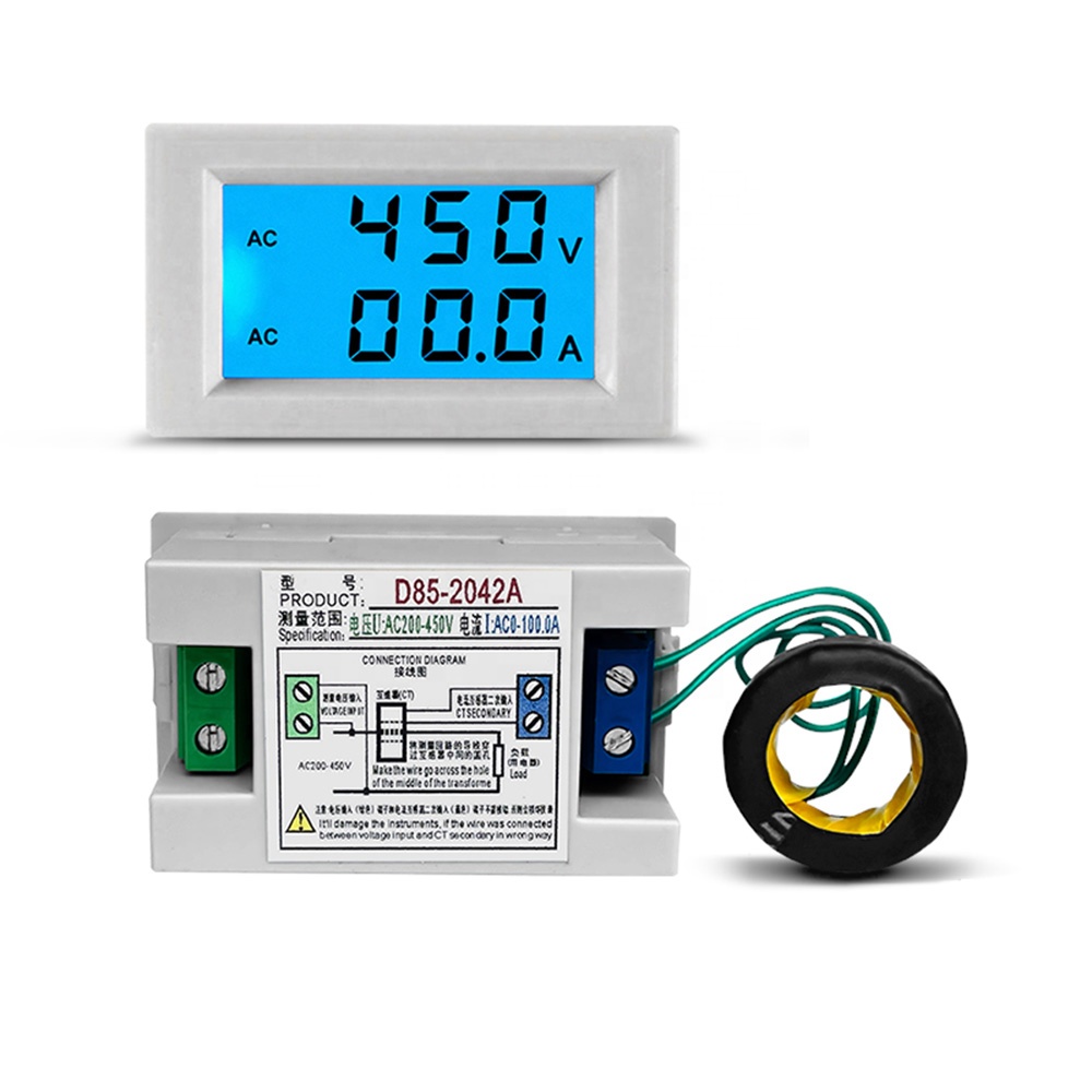 Multímetro, Voltímetro Digital 6 En 1 Amperímetro Medidor LCD Digital Domestico Panel De Control De Corriente 110v 250v 100a Hy Multímetro, Voltímetro Digital 6 En 1 Amperímetro Medidor LCD Digital Domestico Panel De Control De Corriente 110v 250v 100a Hy