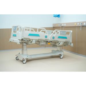 Guanghua Fabrik Säulenmotor Elektrisches Siebenfunktions-Wiegebett Körper Links-Rechts-Neigung Intensivpflegebett - Product Image 4