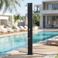 Douche solaire extérieure en aluminium 28L