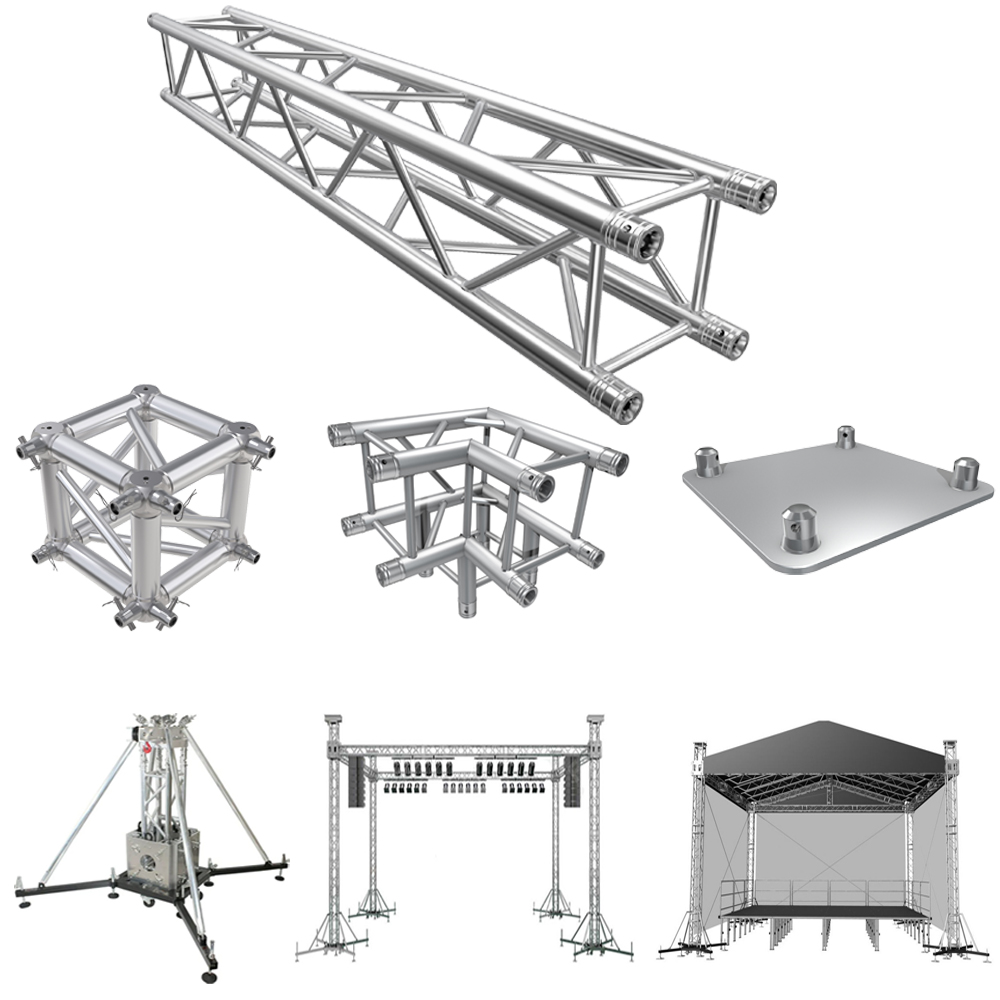 Treillis de scène en aluminium, présentoir de treillis, treillis de boîte en aluminium