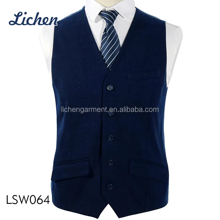 OEM High Quality Mens Breasted Waistcoat Victorian Waistcoat Men's Suit Vest