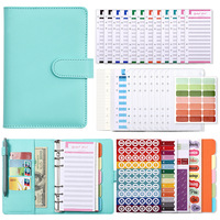 Organiseur de budget A6 2026 en cuir PU avec logo personnalisé, super pack économique, planificateur, carnet mignon, couverture de carnet