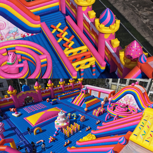 Large Amusement Park <b>Inflatable</b> Commercial Playground Obstacle Course Theme Sport <b>Game</b> House Large Trampoline Park <b>Inflatable</b> Tr - Product Image 2
