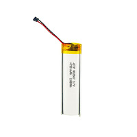 Batteries lithium-ion en pochette semi-solides, sûres, longues et compactes, 602537 602563 602560, 720 mAh 1000 mAh, 3.7 Wh, 1000 cycles, 10 g, petites