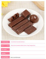 Chocolat noir halal en gros, doux et onctueux, pour le bureau, les fêtes, les mariages, les collations