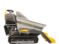 BITSMANN 500kg Mini Gummi ketten kipper Compact Crawler Power Barrow mit Frontlader motor und Motor komponenten zum Verkauf