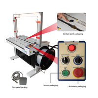 Machine de cerclage automatique haute efficacité pour cartons et boîtes, dispositif de scellage thermique
