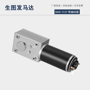 มอเตอร์ไฟฟ้ากระแสตรง Stf Gw4058 31zy 24V 300 รอบต่อนาที แม่เหล็กถาวร แบบยึดหน้าแปลน พร้อมตัวเข้ารหัส - Product Image 5