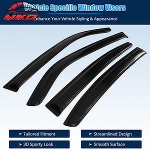 แผ่นบังแดดกันฝนสำหรับ Dodge Charger 06-10 ชุด 4 ชิ้น - Product Image 2