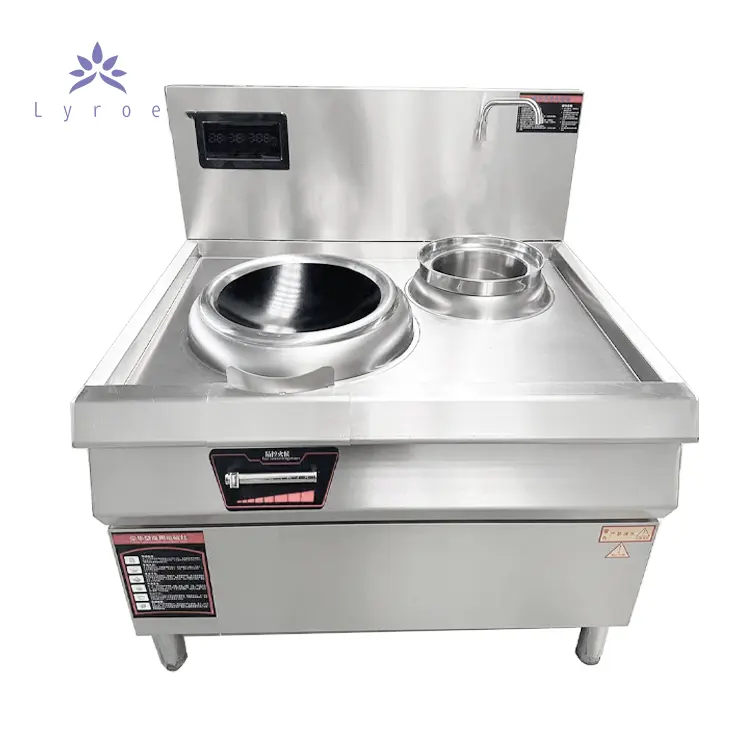 Moderne Commerciële Keukenapparatuur Kooktoestellen Elektrische Wok Serie Automatische Waterinlaat Kooktoestel