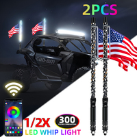 Lumière de mât de drapeau LED haute luminosité, étanche, résistante aux intempéries, lumière d'avertissement modifiée pour les véhicules tout-terrain et les pick-up