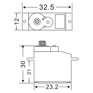 Motor Digital de Alta Calidad PDI-933MG de 3.5kg, 0.1Seg, 6V para Accesorios y Piezas de Modelos RC y Drones - Product Image 5