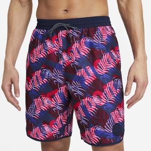 Shorts de Baño Personalizados para Hombre con Logotipo y Diseño Personalizado, Secado Rápido, para Natación y Running, Estampado de Hojas - Product Image 2