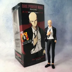 Um punch homem genos modelo brinquedos, anime pvc, figuras de ação, estátua 23cm