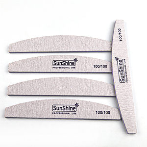 Tập tin móng tay nửa mặt trăng Hình dạng ngón tay dùng một lần 100/180 tùy chỉnh in logo làm móng tay móng tay tập tin - Product Image 3