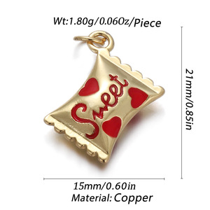 Caliente Punk princesa corte circón caramelo amor mujeres cobre ajuste Joker sin decoloración collar accesorios al por mayor - Product Image 2