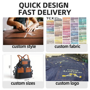 <span class=keywords><strong>Delantal</strong></span> de cuello a rayas estilo americano con 2 bolsillos, ropa de trabajo <span class=keywords><strong>para</strong></span> barbacoa, chef, cafetería y jardín, <span class=keywords><strong>para</strong></span> hombres y mujeres - Product Image 6