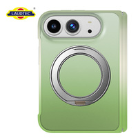 Coque de protection Duo PC+TPU pour iPhone avec support magnétique, anti-chute, anti-poussière, antichoc, colorée, ODM OEM