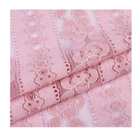 Nouveau tissu en dentelle jacquard multicolores en nylon léger de haute qualité pour robes de mariée pour femmes