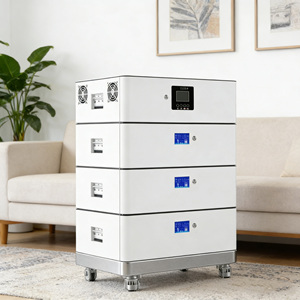 Batterie empilable séparable 51,2 V (100 Ah/200 Ah/300 Ah) |   Système de stockage solaire domestique de 5 kWh compatible CAN pour la vie hors réseau, compatible M - Product Image 6