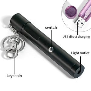 Mini lápiz láser recargable por USB con llavero integrado | Fabricante certificado con construcción ligera y salida confiable - Product Image 4