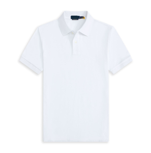 เสื้อโปโล MUTIAN RL Paul's Little Horse สำหรับผู้ชาย คอปกพับ สีพื้น ผ้าฝ้า<span class=keywords><strong>ย</strong></span>แท้ ปักลาย แขนสั้น # RL-004 - Product Image 1